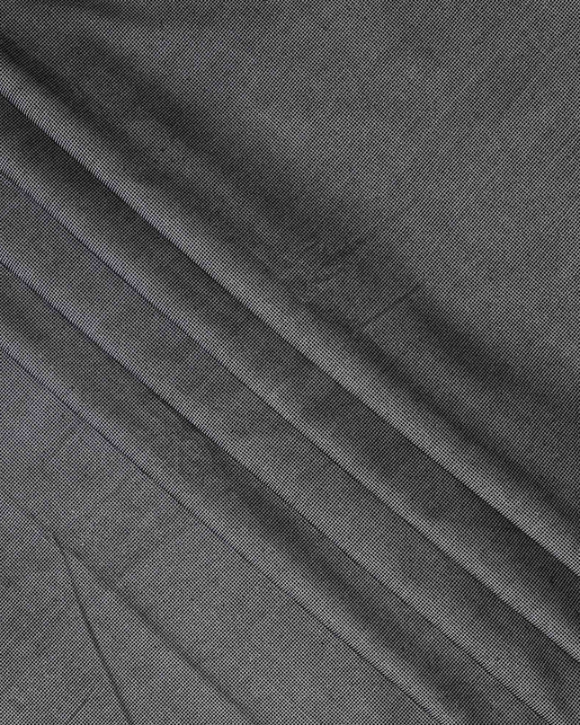 Black Subtle Textured Glitter Premium Traditional Sudanese Thobe Pure Cotton Voile Fabric 4.5 Mtrs Piece 140 Cms Width Switzerland Origin-D28549