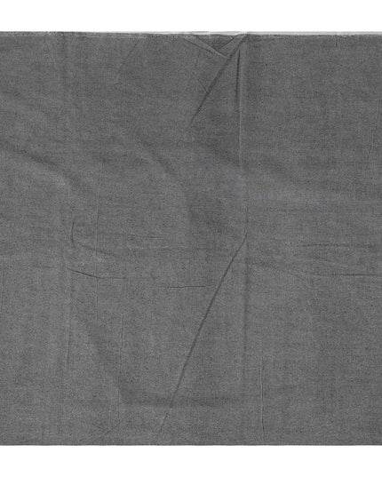 Black Subtle Textured Glitter Premium Traditional Sudanese Thobe Pure Cotton Voile Fabric 4.5 Mtrs Piece 140 Cms Width Switzerland Origin-D28549 - Regal Fabrics