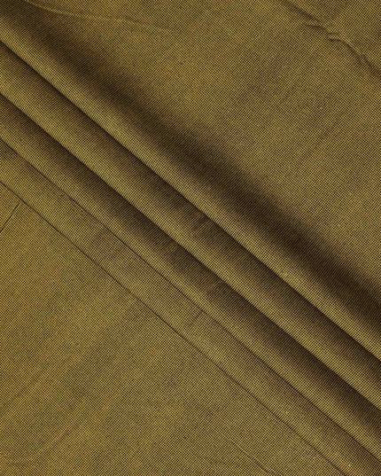 Golden Mustard Micro Textured Glitter Premium Traditional Sudanese Thobe Pure Cotton Voile Fabric 4.5 Mtrs Piece 140 Cms Width Switzerland Origin-D28550