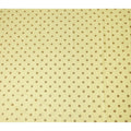 Pastel Yellow Gold Polka Dot Velvet Flock Premium Traditional Sudanese Thobe Pure Cotton Voile Fabric 4.5 Mtrs Piece 140 Cms Width Switzerland Origin-D28553 - Regal Fabrics