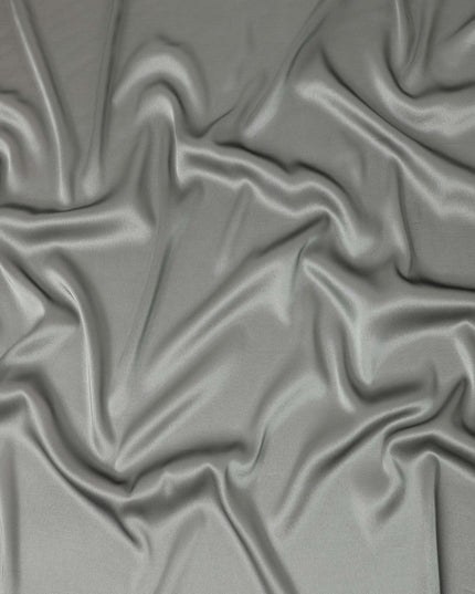 Grey Metallic Silk Lame Fabric 110cm | Korean