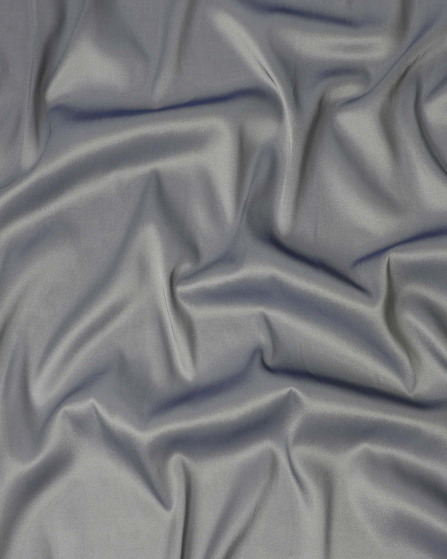 Grey Metallic Silk Lame Fabric 110cm | Korean