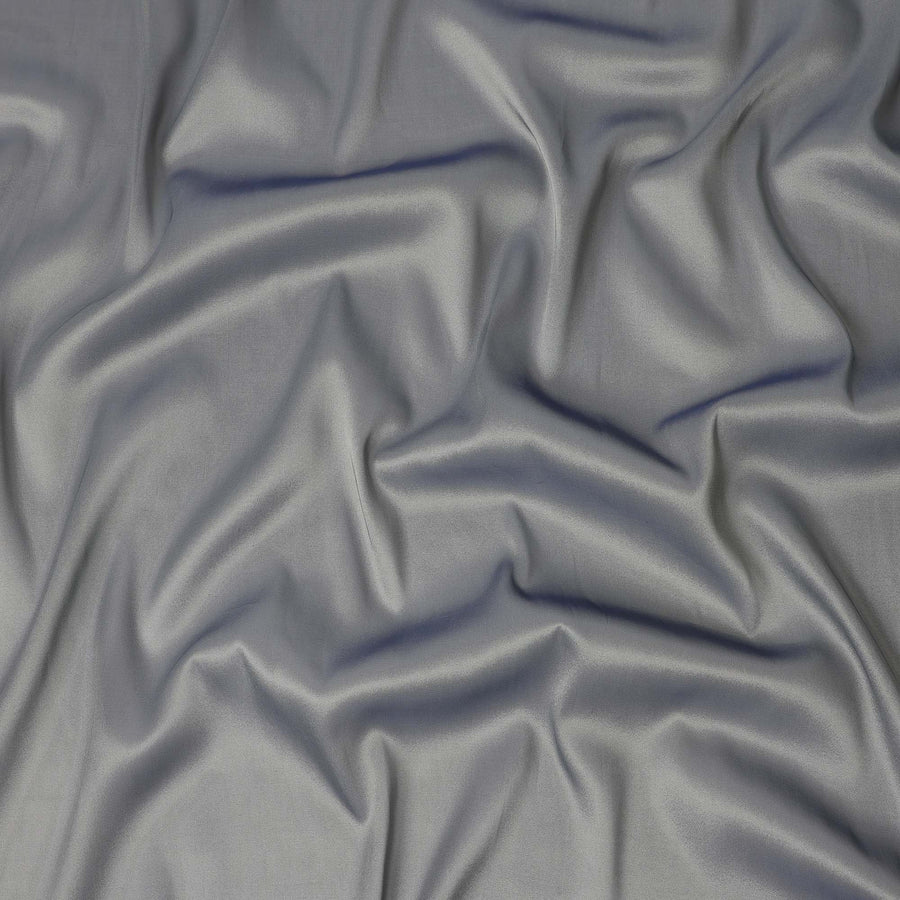 Grey Metallic Silk Lame Fabric 110cm | Korean