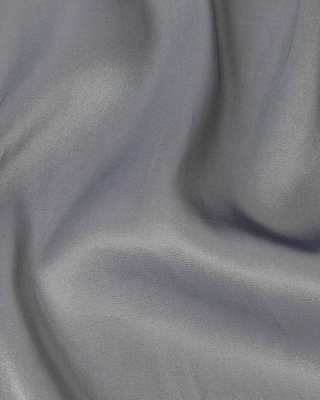 Grey Metallic Silk Lame Fabric 110cm | Korean