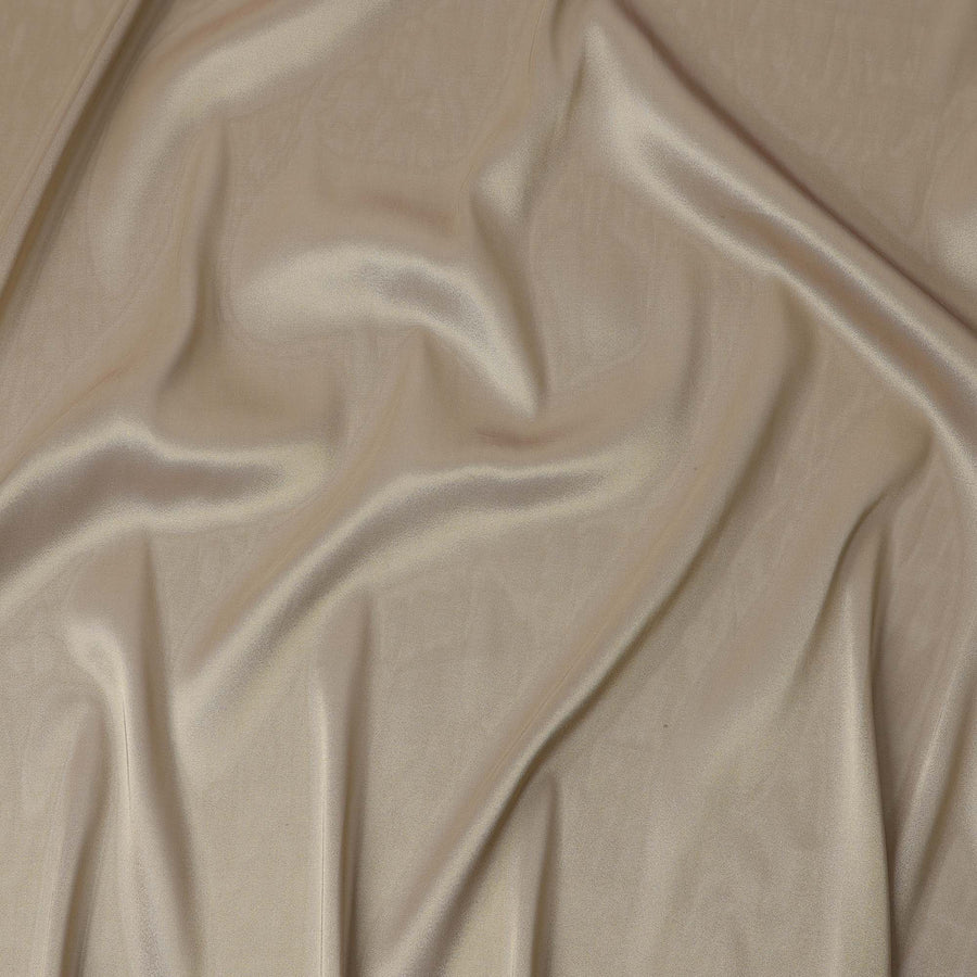 Beige Metallic Silk Lame Fabric 110cm | Korean