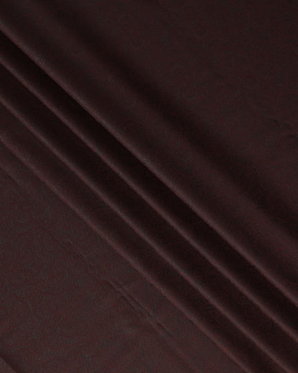 Super 130 Brown Italian Wool Suiting Fabric 150cm