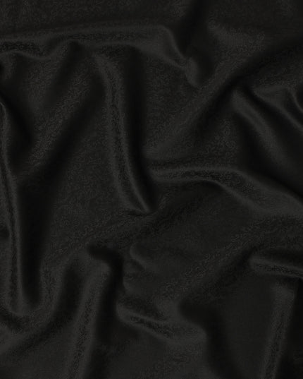 Super 130 Black Italian Wool Suiting Fabric 150cm