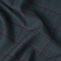 Super 130 Green Italian Wool Suiting Fabric 150cm