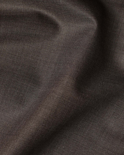 Loro Piana Super 150 Brown Suiting Fabric 150cm