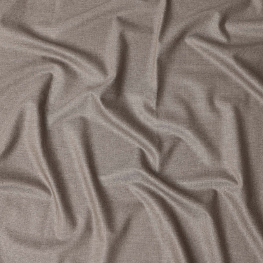 Super 150 Beige Italian Wool Suiting Fabric 150cm