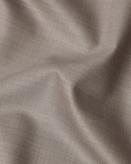 Super 150 Beige Italian Wool Suiting Fabric 150cm