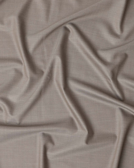 Super 150 Beige Italian Wool Suiting Fabric 150cm