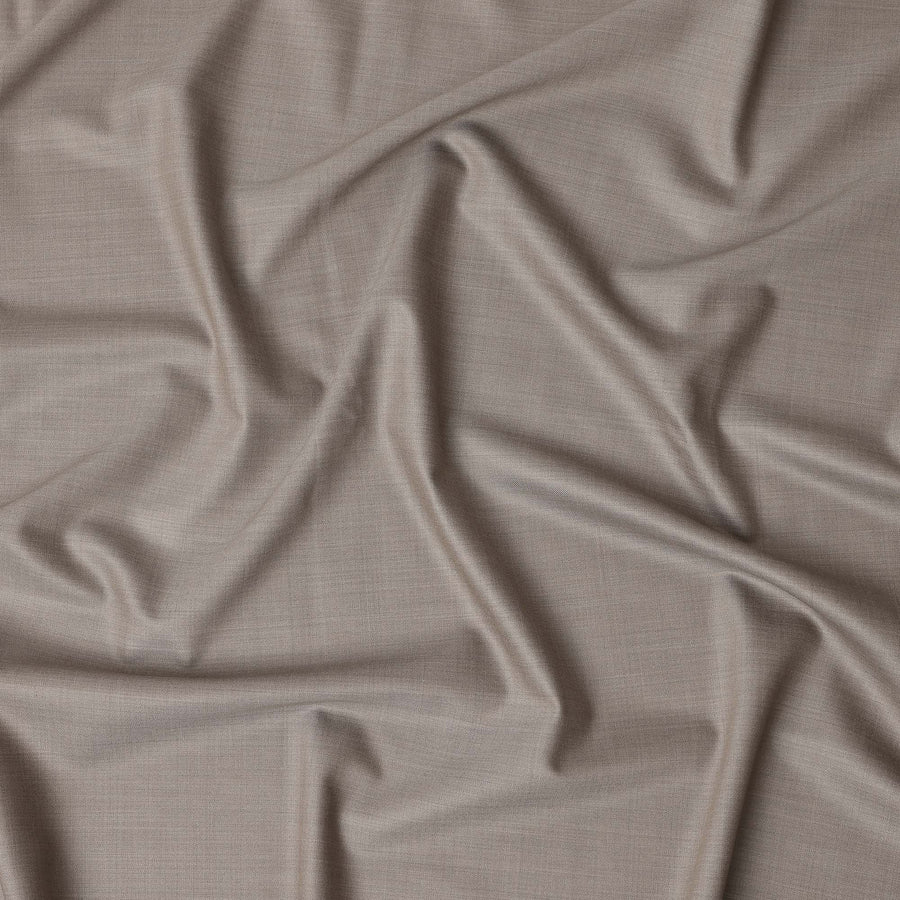 Super 150 Beige Italian Wool Suiting Fabric 150cm
