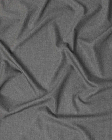 Selka Super 180 Grey Wool Cashmere Suiting 150cm