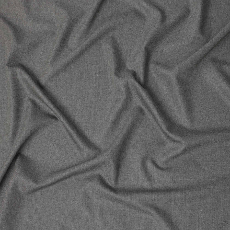 Selka Super 180 Grey Wool Cashmere Suiting 150cm