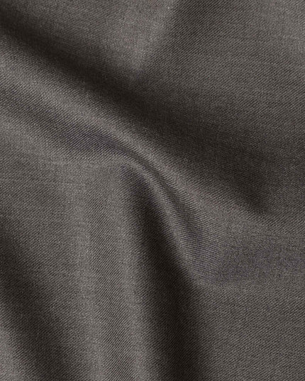 Selka Super 160 Charcoal Wool Cashmere Suiting 150cm