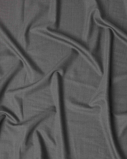 Selka Super 180 Grey Wool Cashmere Suiting 150cm