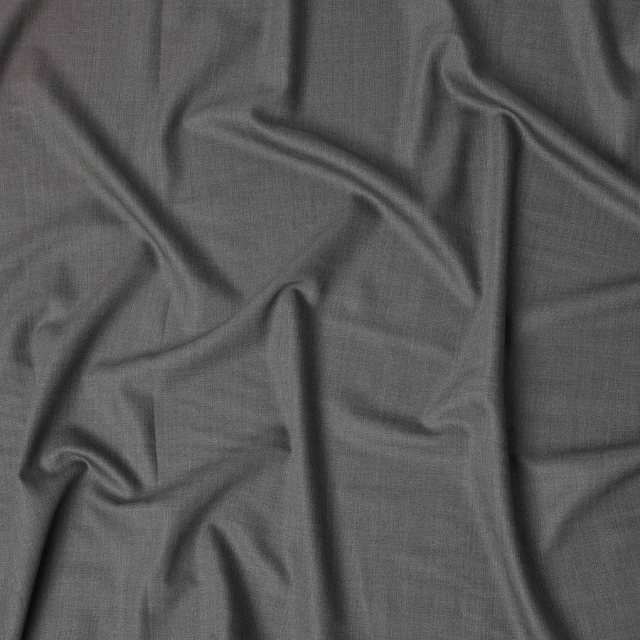 Selka Super 180 Grey Wool Cashmere Suiting 150cm