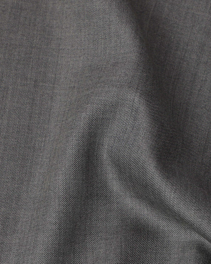 Selka Super 180 Grey Wool Cashmere Suiting 150cm