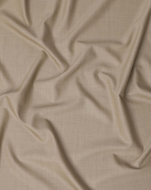 Selka Super 160 Beige Wool Cashmere Suiting 150cm