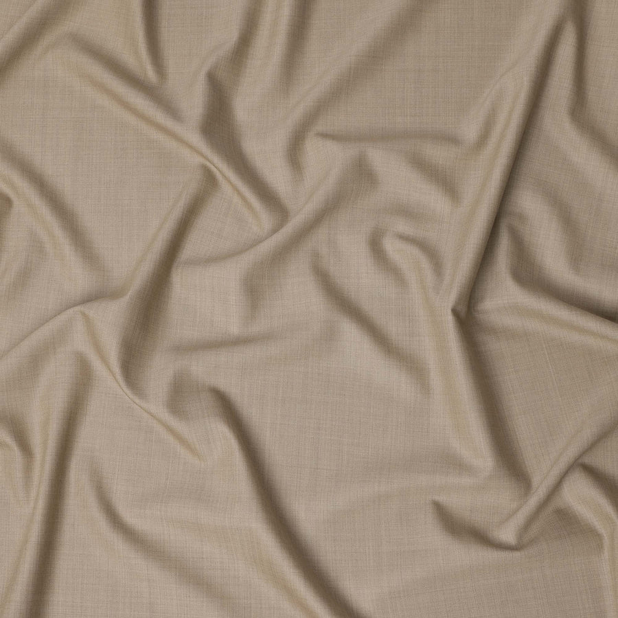 Selka Super 160 Beige Wool Cashmere Suiting 150cm