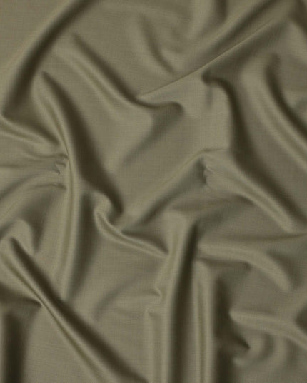 Olive Green Wool Suiting Italy 3.6m Piece 150cm