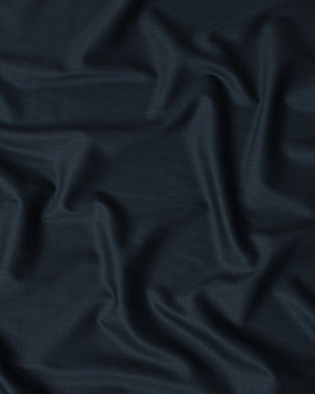 Navy Blue Wool Suiting Italy 3.75m Piece 150cm