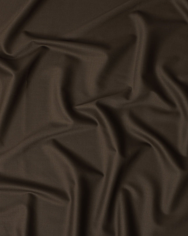 Chocolate Brown Wool Suiting Italy 3.5m Piece