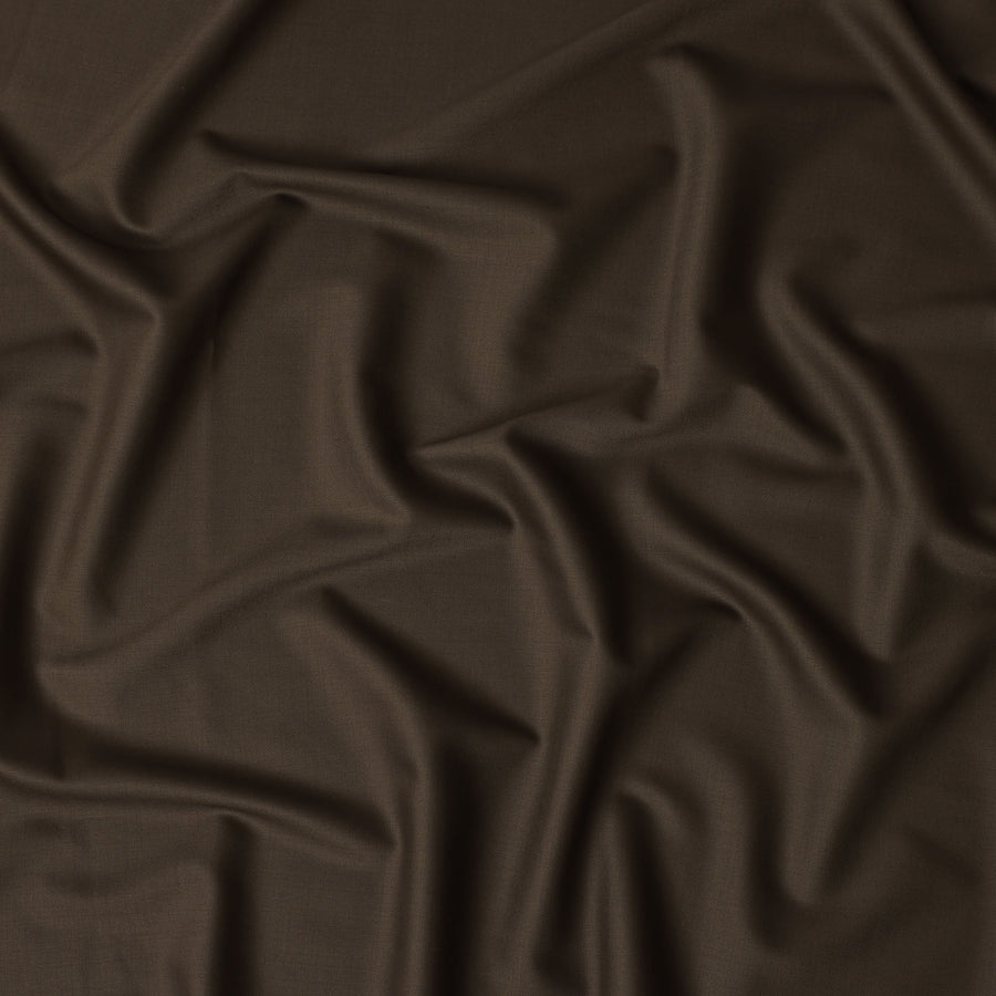 Chocolate Brown Wool Suiting Italy 3.5m Piece