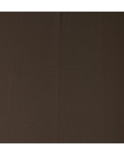 Chocolate Brown Wool Suiting Italy 3.5m Piece