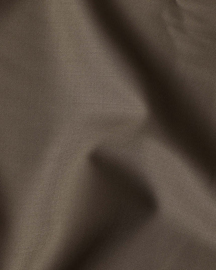 Taupe Brown Wool Suiting Italy 3.5m Piece 150cm