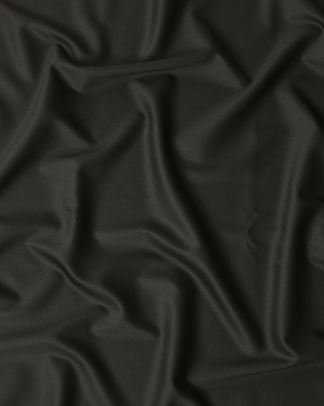 Near Black Wool Suiting Italy 3.5m Piece 150cm