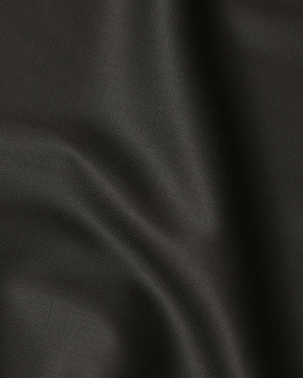 Near Black Wool Suiting Italy 3.5m Piece 150cm