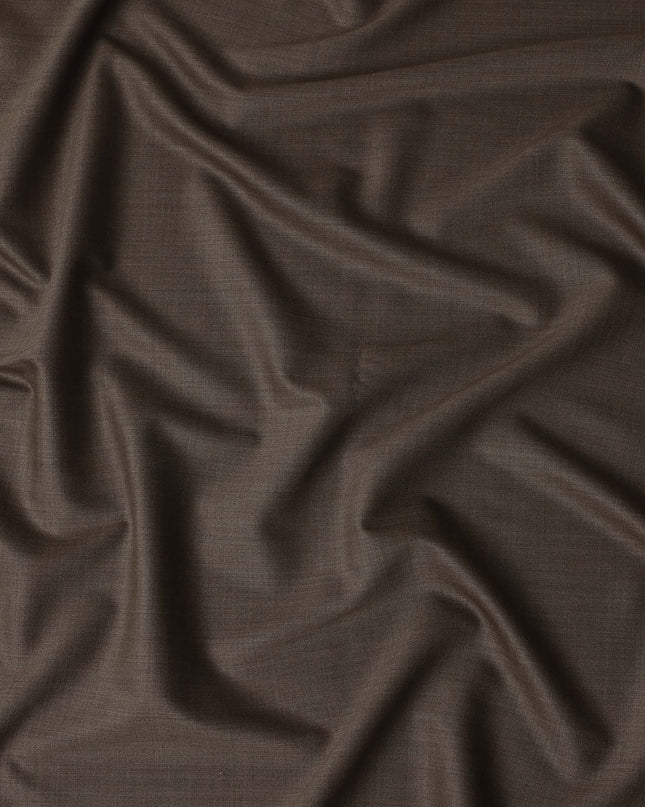 Dark Brown Wool Suiting Italy 3.6m Piece 150cm