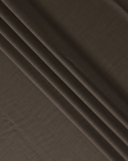 Dark Brown Wool Suiting Italy 3.6m Piece 150cm