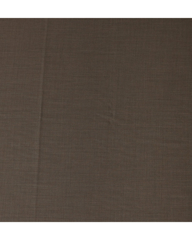 Dark Brown Wool Suiting Italy 3.6m Piece 150cm