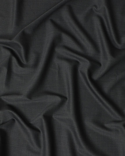 Charcoal Grey Wool Suiting Italy 3.5m Piece 150cm