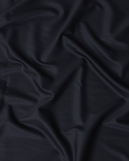Deep Navy Wool Suiting Italy 3.75m Piece 150cm