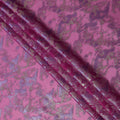 Hot Pink Metallic Silk Chiffon South Korea 110cm