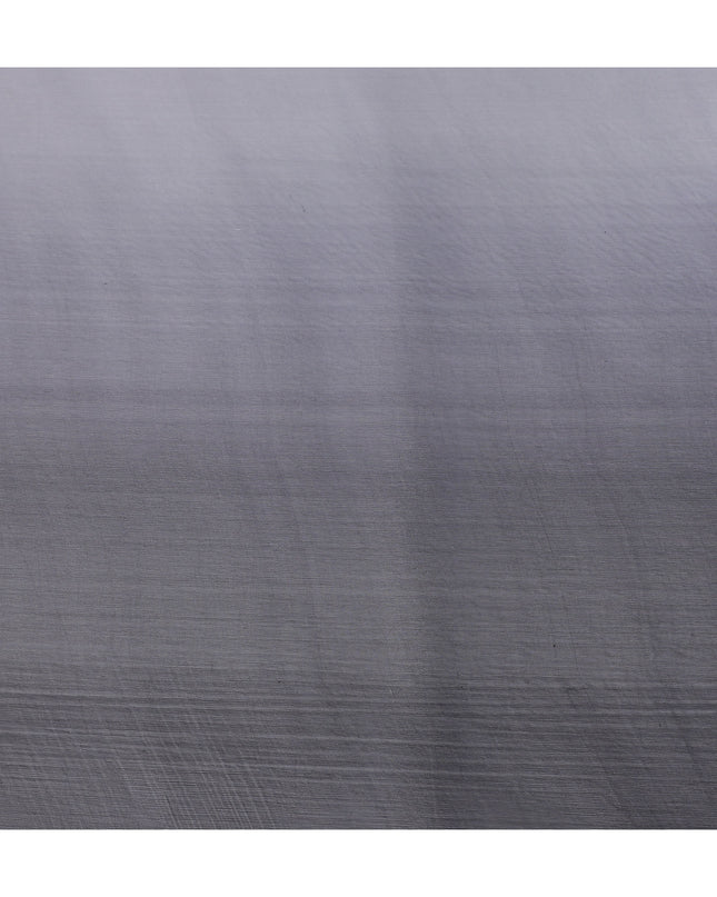 Charcoal Smoke Grey Pure Wrinkle Silk Chiffon Fabric 110cm