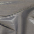 Steel Silver Grey Pure Silk Chiffon with Metallic Fabric 110