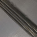 Steel Silver Grey Pure Silk Chiffon with Metallic Fabric 110