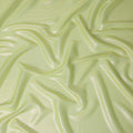 Pistachio Green Pure Silk Chiffon with Metallic Fabric 110cm