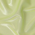 Pistachio Green Pure Silk Chiffon with Metallic Fabric 110cm