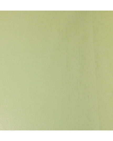 Pistachio Green Pure Silk Chiffon with Metallic Fabric 110cm