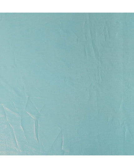 Pistachio Green Pure Silk Chiffon with Metallic Fabric 110cm