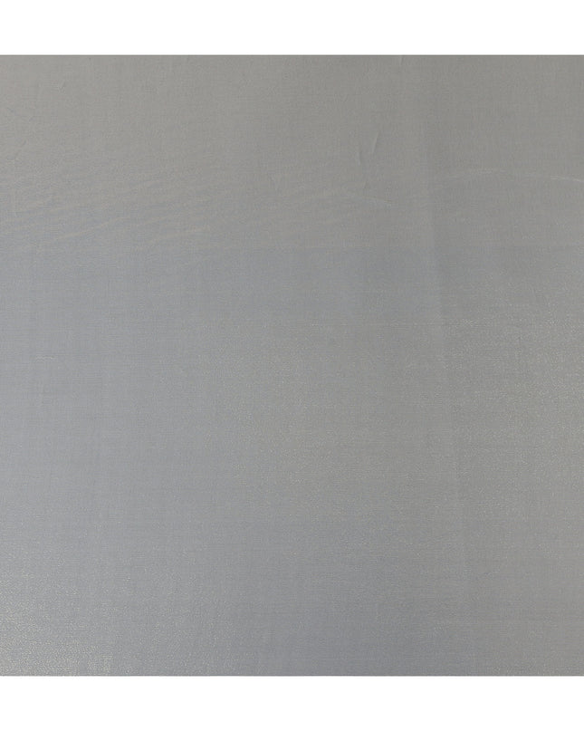 Pistachio Green Pure Silk Chiffon with Metallic Fabric 110cm
