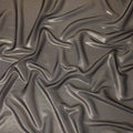 Taupe Grey Pure Silk Chiffon with Metallic Fabric 110cm
