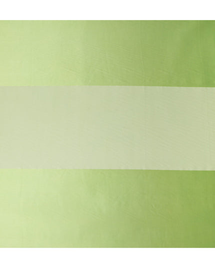 Lime Green Pure Silk Chiffon with Metallic Fabric 110cm