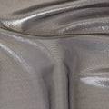 Dove Grey Pure Silk Chiffon with Metallic Fabric 110cm
